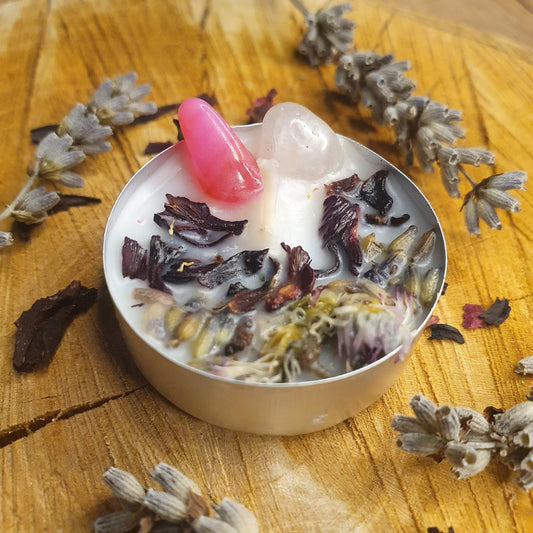 Love Intention Tea Light Candle: Attract Your Heart's Desire